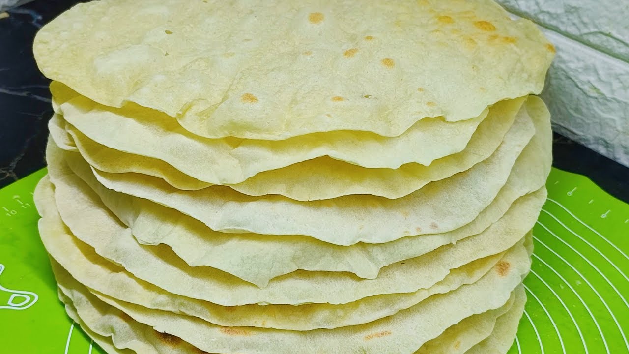 اسهل طريقة لعمل الرقاق الناشف❗بدقيق ومياه فقط❗ تفاصيل مهمه❗اول مرة طريقة فرد جديدة سهله اوى