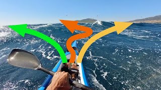 Searching for the most efficient downwind line