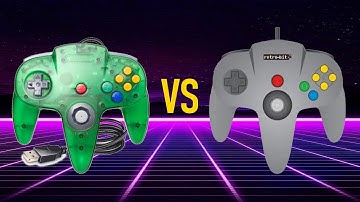 KIWITATA vs RETROBIT N64 Wired USB Controllers