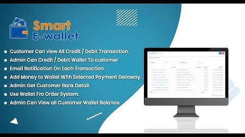 Smart E-wallet for Opencart Store | Wallet for Opencart | Wallet payment gatewat for Opencart