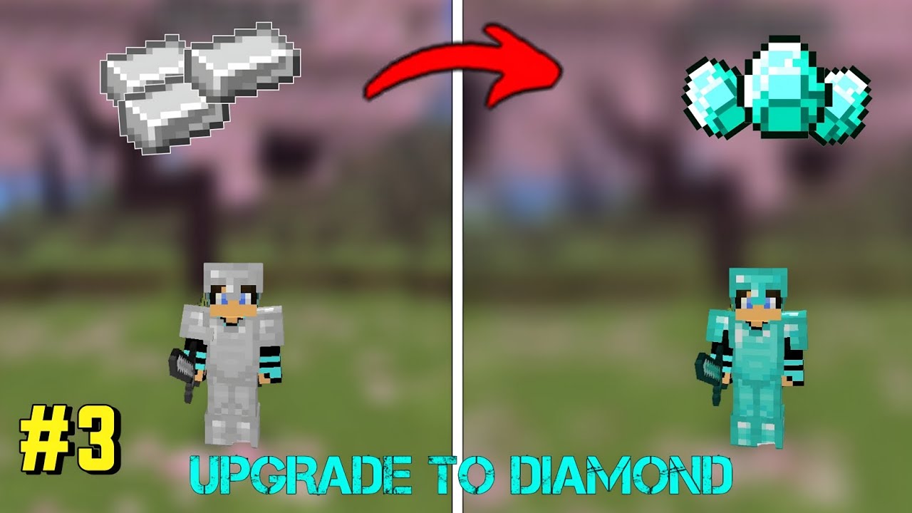 Minecraft Diamond Upgrade Minecraft survival series upgrade to diamond #3 Minecraft #survival # ...
