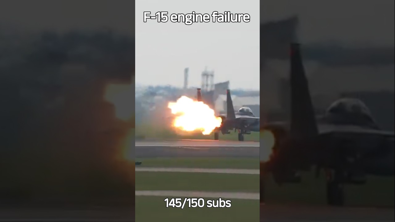 F-15 engine failure 