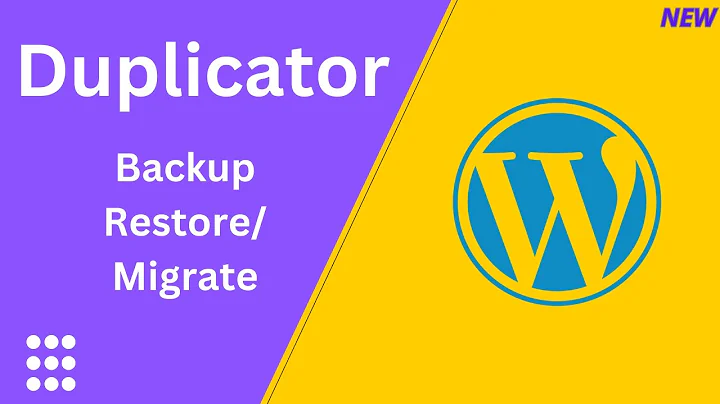 Duplicator Plugin Wordpress Tutorial - How to Backup and Migrate | Restore Wordpress Website