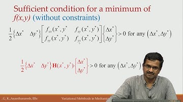 Lec11 Part I Sufficient conditions for constrained minimization