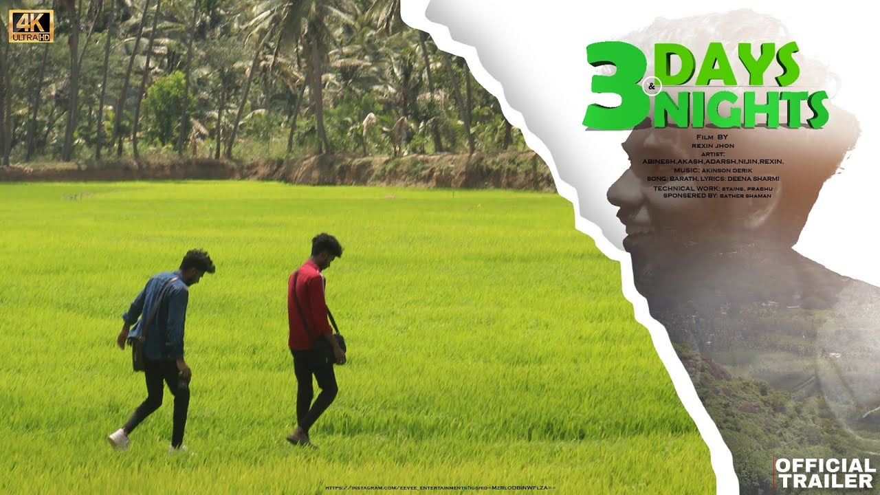 3 DAYS & 3 NIGHTS | Tamil Short Film 2023 | Official Trailer | Rexin