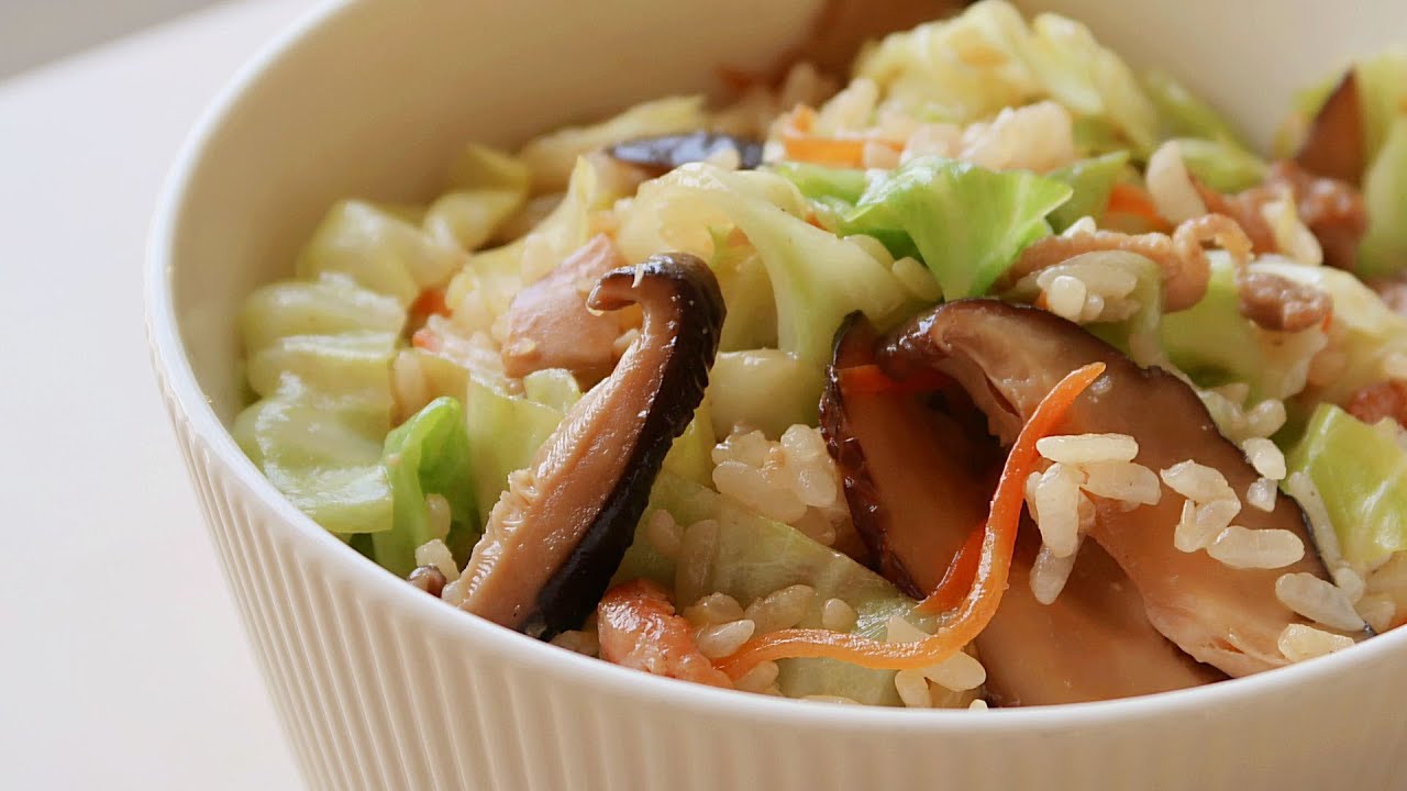 高麗菜飯做法簡單家常台式cabbage Rice Youtube