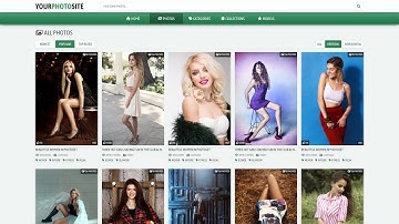 Photography Website Template 1 - Color Scheme 8