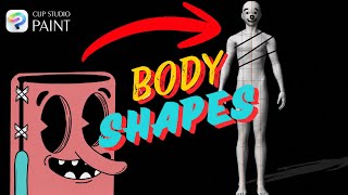 Using 3d Models In Clip Studio Paint: Body Shapes