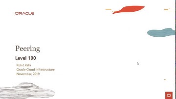 VCN Level 100 - Part 7: Peering