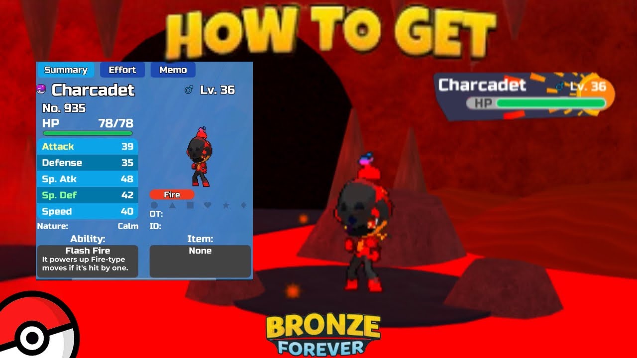 HOW to Get CHARCADET in POKÉMON BRICK BRONZE! (Project Bronze Forever)