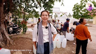 Phú Lợi : Bà con KHMER bị HẠN MẶN vui mừng nhận hơn 400 can nước ngọt - GIỌT NƯỚC NGHĨA TÌNH | #563