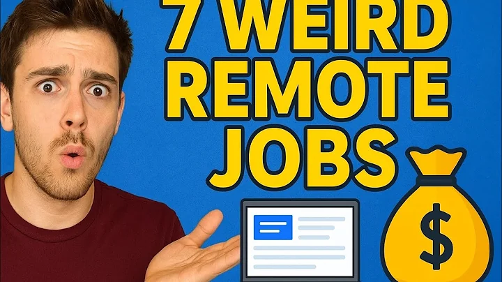 7 Weird but Highly Profitable Remote Jobs for 2025 
