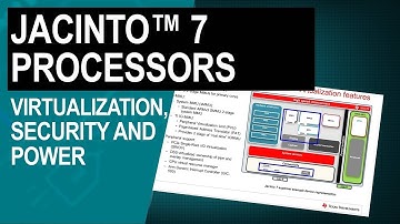 Jacinto 7 processors: virtualization, security, and power