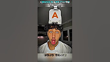 CRUSH NAME FILTER TREND 💀..#trollface #shorts