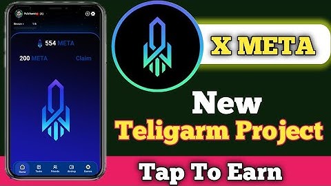 X Meta Bot Mining | New  Teligarm Bot Verified Project | x Meta New Bot Don