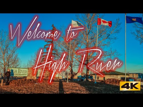 High River, Alberta, Canada | The Home of HEARTLAND | Chill Winter Town Drive in 4K | Scenic Drive