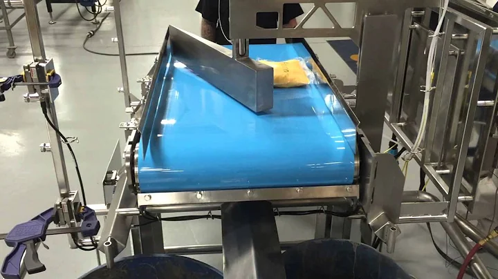 Super Sanitary Extend and Retract Conveyor for Raw Food Product