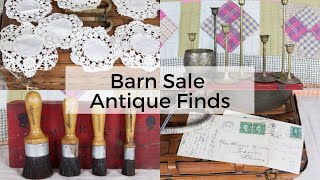 Barn Sale Antique Shopping Haul