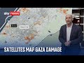 Israel-Hamas war: Gaza satellite radar reveals extensive damage