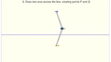 Constructing a perpendicular to a line from an external point