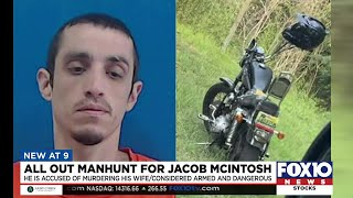 Manhunt underway for Lucedale man accused of killing wife