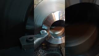 Lathe face cutting with small radius