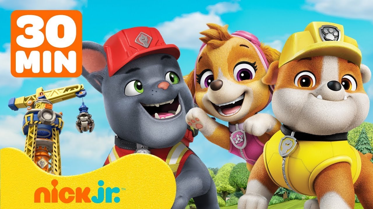 Rubble & Crew | I salvataggi di Rubble nel cantiere! Con Skye e Charger | 30 min | Nick Jr. Italia