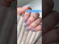❄️🤩 Easy DIY / No Tool Frosted French Mani #nails #naildesign #nailart #nailtutorial
