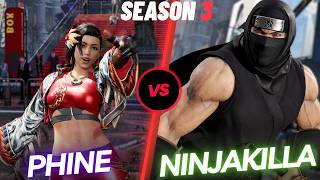 Tekken 8 | NinjaKilla (Law) VS Phine (Azucena) Player Match