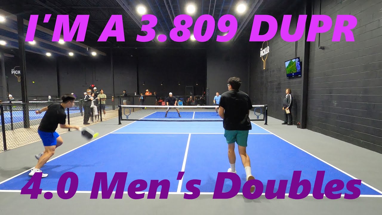 I'm a 3.809 DUPR Playing in a 4.0 Men's Doubles Tourney - Manahawkin-LBI, NJ