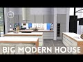 BIG MODERN FAMILY HOME || Sims 4 || CC SPEED BUILD