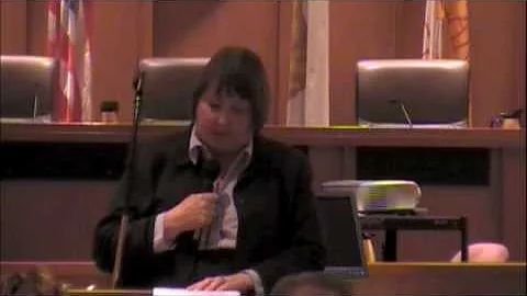 Nancy Farber at San Leandro Hospital Town Hall
