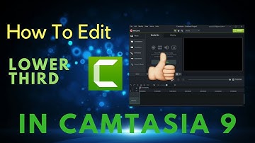 How to make a lower thirds for youtube videos using camtasia studio 9 | Easy video editing tutorial.
