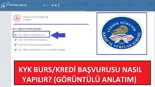 Son Daki̇kakyk Burs Kredi̇ Başvurusu Başladi - Burs Kredi̇ Başvurusu Nasil Yapilir?Görüntülü Anlatim