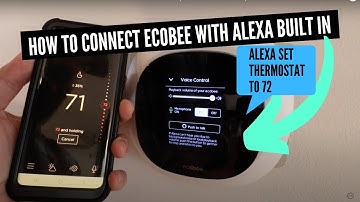 How To Connect Alexa To Ecobee SmartThermostat (With Alexa Built In)