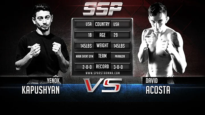 Yenok Kapushyan vs David Acosta presented by Spar Star Promotions 5-28-2017