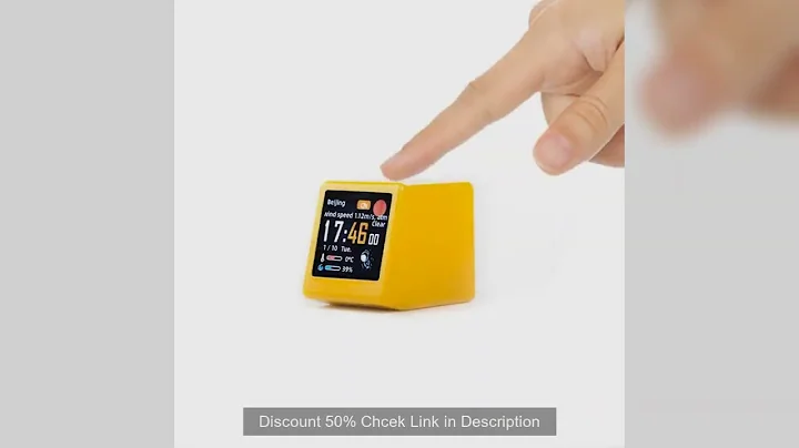 Smart Touch Weather Station WiFi Desk Digital Analog Alarm Clock  Small Album Photo Frame Multi-func