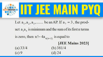 Arithmetic Progression (AP) JEE Mains 2023 Previous years Questions | Nitin Agrawal