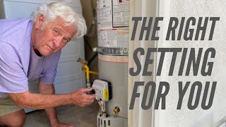 The Best Water Heater Temperature Setting | A Master Plumber