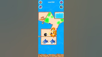 FISH  PIN   level  262  #shortvideo #shorts #puzzlegame #short