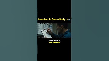 “Inspections: On Paper vs Reality ⚠️🚢”