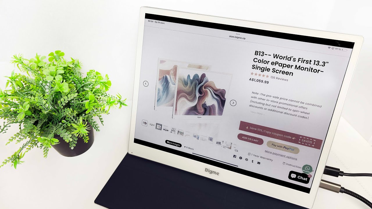 Why would you buy the Bigme B13 E-Ink TOUCH SCREEN? - YouTube