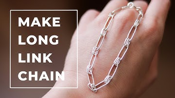 How to make LONG LINK CHAIN using random objects from your workshop!