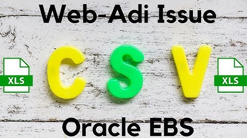 Solving the problem of stuck WEB-ADI of Oracle EBS.