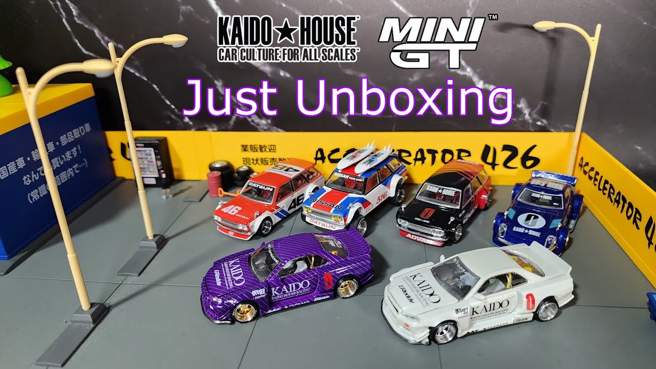 Unboxing Kaido House 2023 Nissan Skyline GTR R33 Kaido Works 