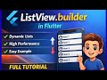 ListView.builder in Flutter | First Type of ListView (Beginner Tutorial)