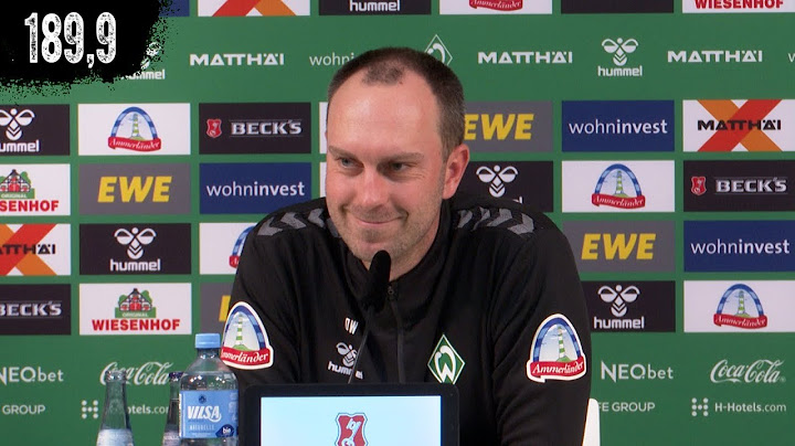 Vor Werder Bremen gegen den SV Darmstadt 98: Die Highlights der Pressekonferenz in 189,9 Sekunden!