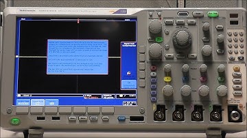 Tektronix - How do I run a signal path compensation (SPC) on an MDO4000 series oscilloscope?