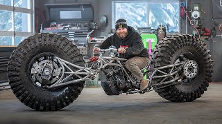 Thumbnail for Custom Motorcycle Build! Front Swingarm on 46" Mudders