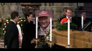 Niki Lauda: Trauerfeier im Stephansdom